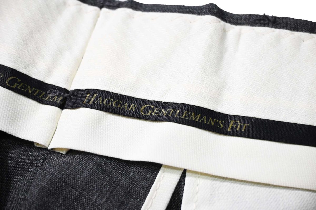 画像6: Used Haggar Pleated Polyester/Wool Slacks made in USA (6)