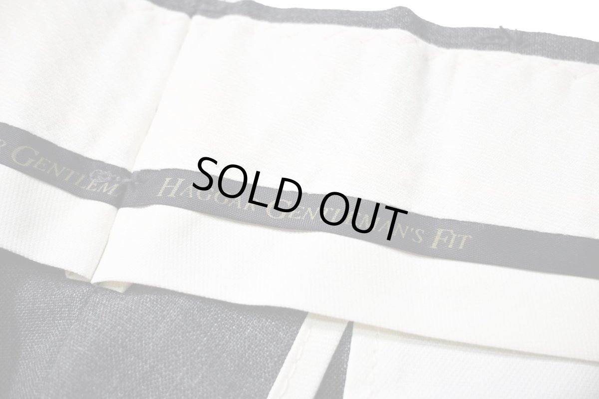 画像6: Used Haggar Pleated Polyester/Wool Slacks made in USA (6)