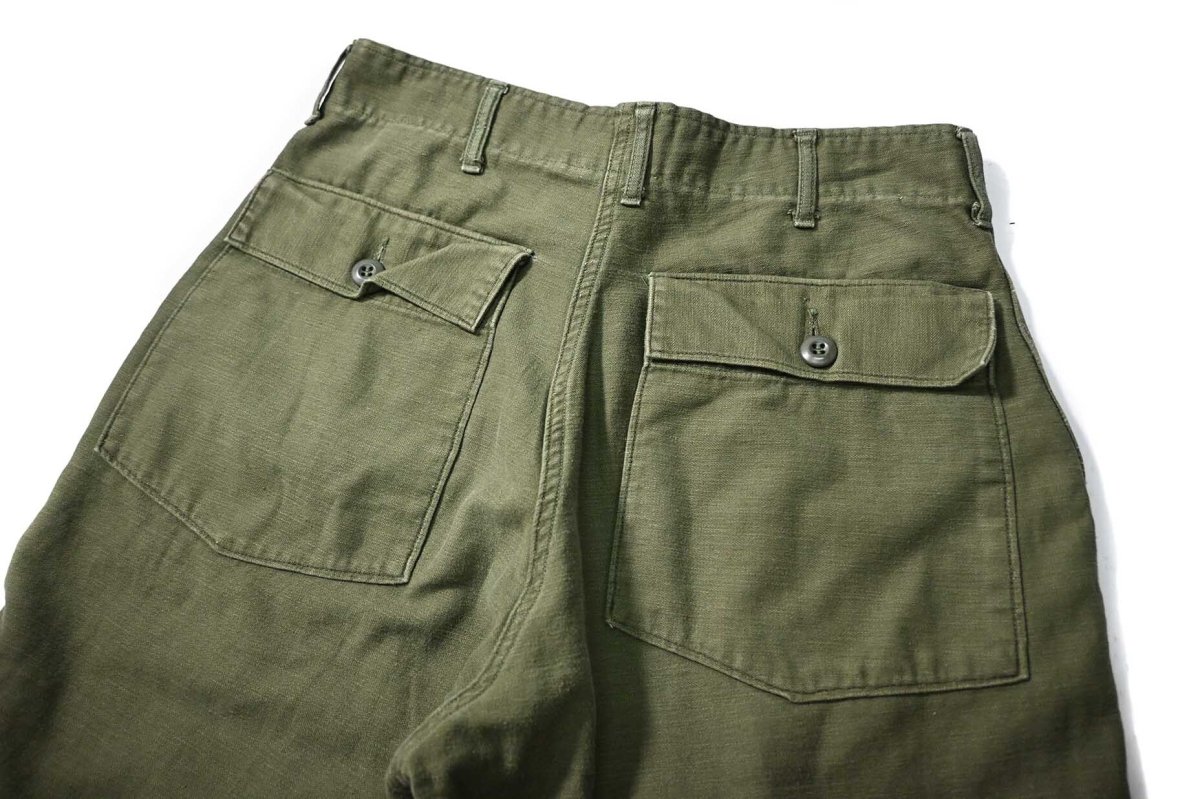 画像4: 70s Used Us Army OG-107 Utility Trouser (4)