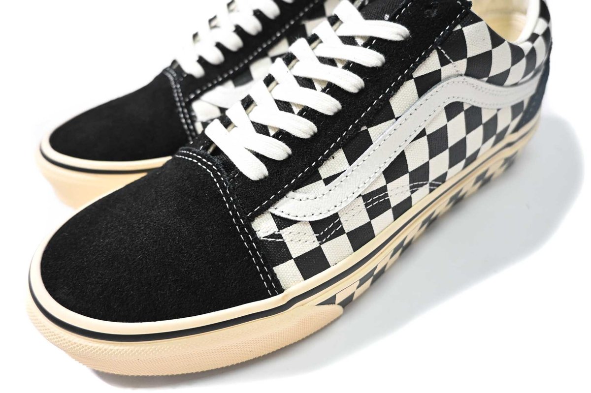 画像3: VANS Old Skool Checkerboard Black/Marshmallow バンズ　 (3)