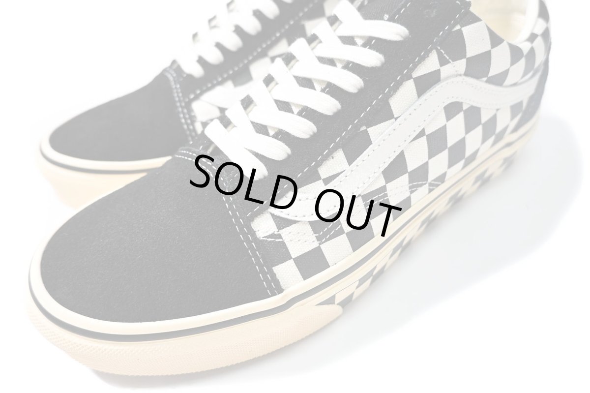 画像3: VANS Old Skool Checkerboard Black/Marshmallow バンズ　 (3)