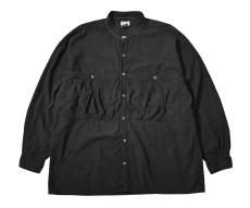 画像1: 90s Used Marithé François Girbaud Band Collar Shirt (1)
