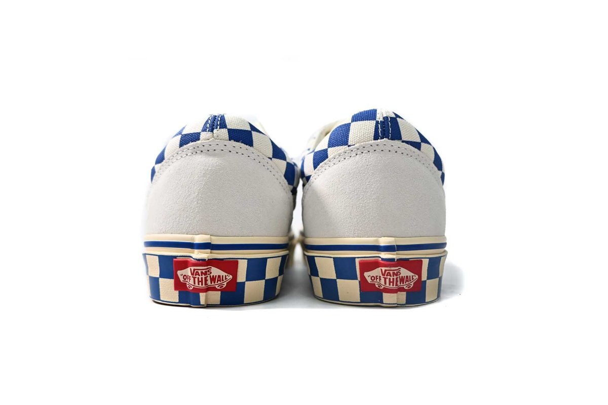 画像5: VANS Old Skool Checkerboard Navy/Marshmallow バンズ　 (5)