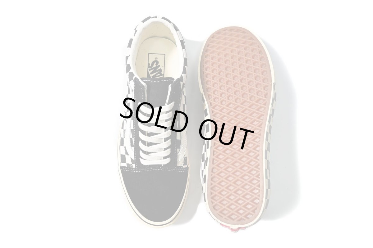 画像4: VANS Old Skool Checkerboard Black/Marshmallow バンズ　 (4)