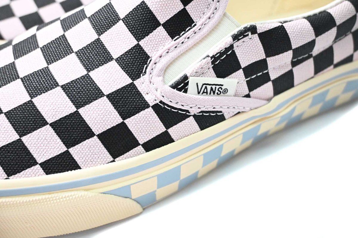 画像3: VANS Classic Slip-On Checkerboard Pale Petal Pink/Black バンズ　 (3)