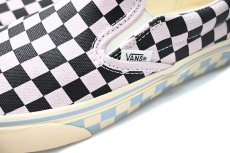 画像3: VANS Classic Slip-On Checkerboard Pale Petal Pink/Black バンズ　 (3)