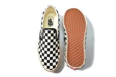 画像4: VANS Classic Slip-On Checkerboard Black/Marshmallow バンズ　 (4)