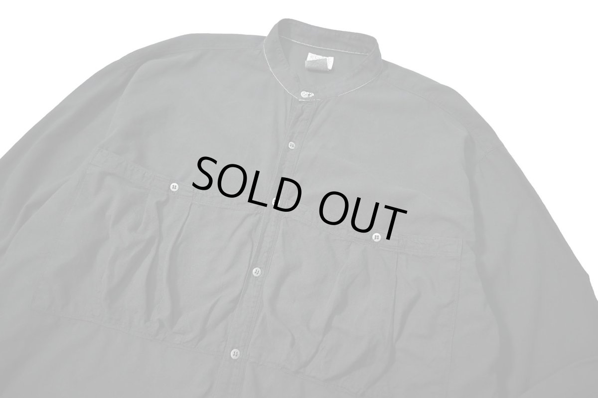 画像2: 90s Used Marithé François Girbaud Band Collar Shirt (2)