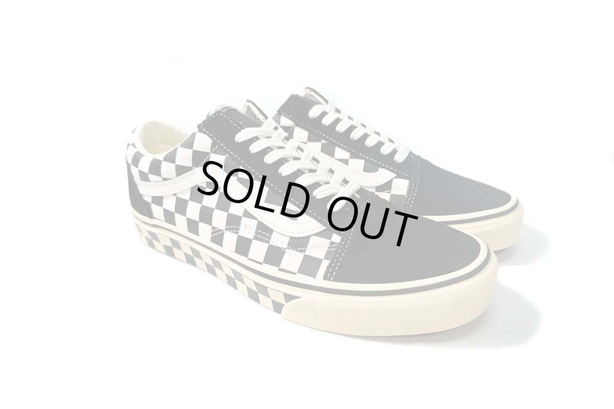 画像2: VANS Old Skool Checkerboard Black/Marshmallow バンズ　 (2)