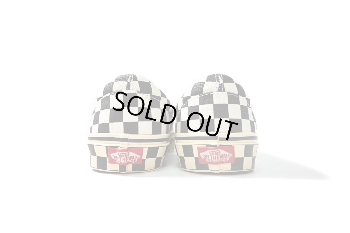 画像5: VANS Classic Slip-On Checkerboard Black/Marshmallow バンズ　 (5)