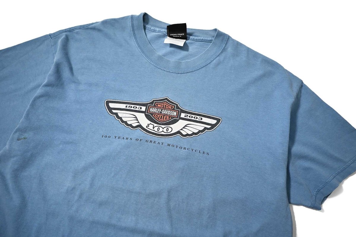 画像2: 00s Used Harley-Davidson Print Tee (2)
