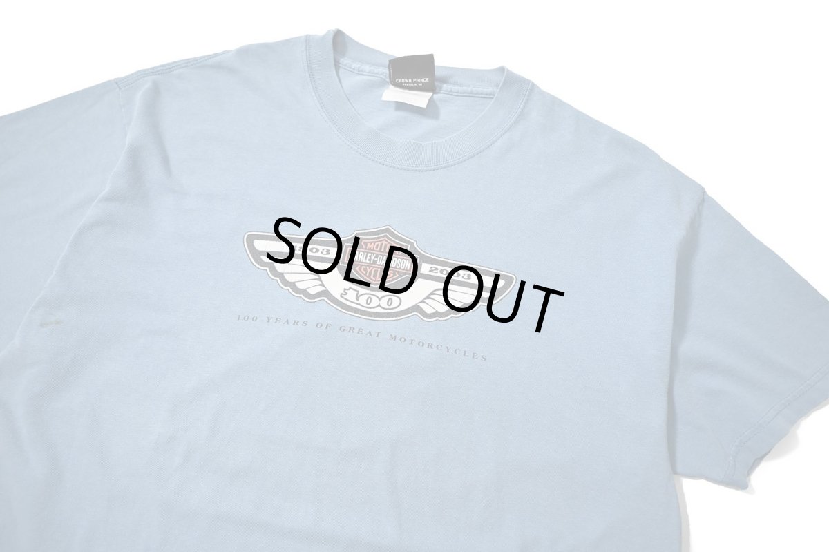 画像2: 00s Used Harley-Davidson Print Tee (2)