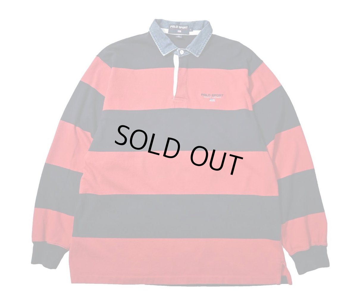 画像1: 90s Used Polo Sport Ralph Lauren Rugger Shirt ラルフローレン (1)