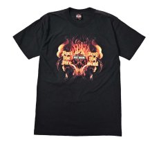 画像1: 00s Used Harley-Davidson Print Tee made in USA (1)