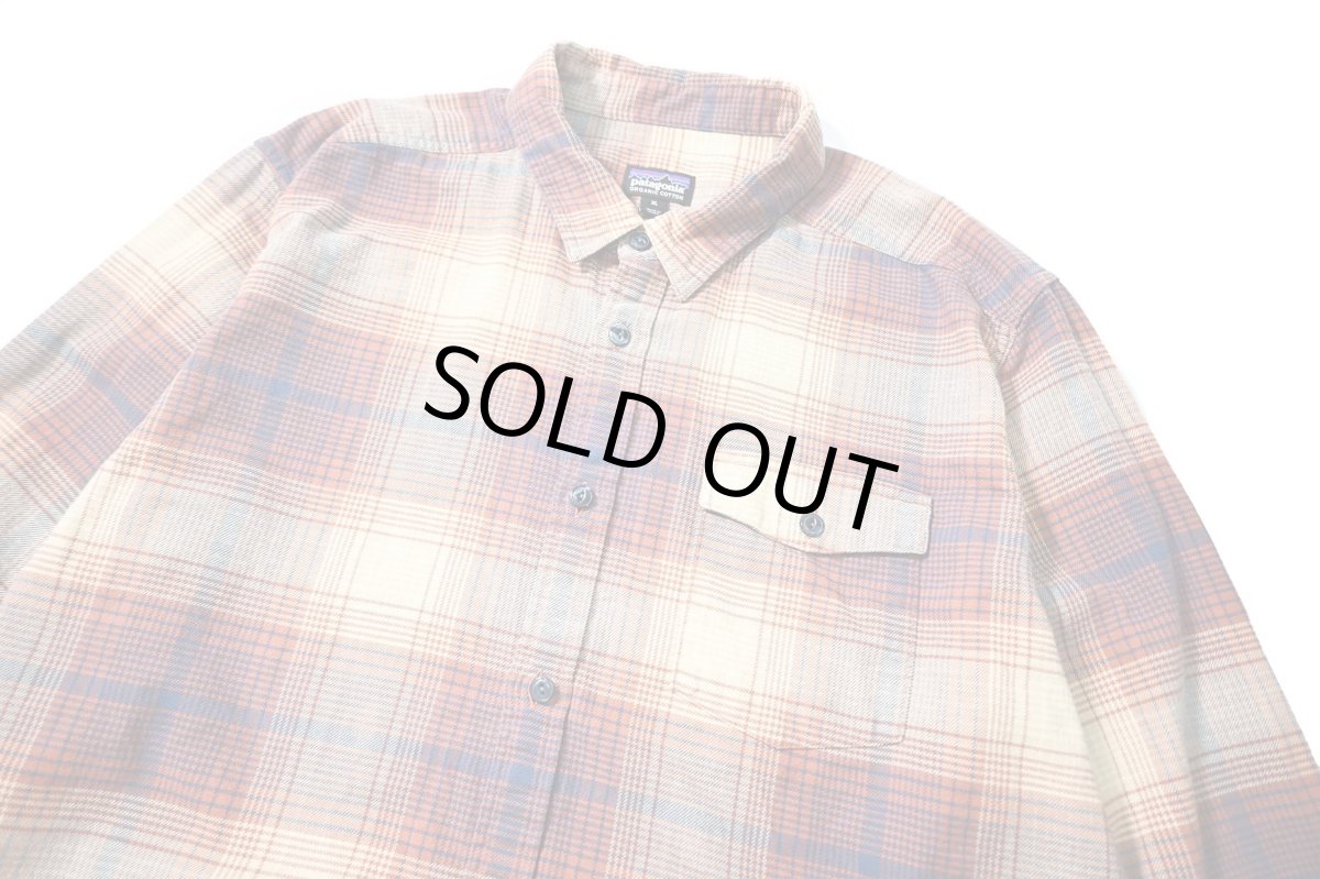 画像2: 19' Used patagonia Lightweight Fjord Flannel Shirt (2)
