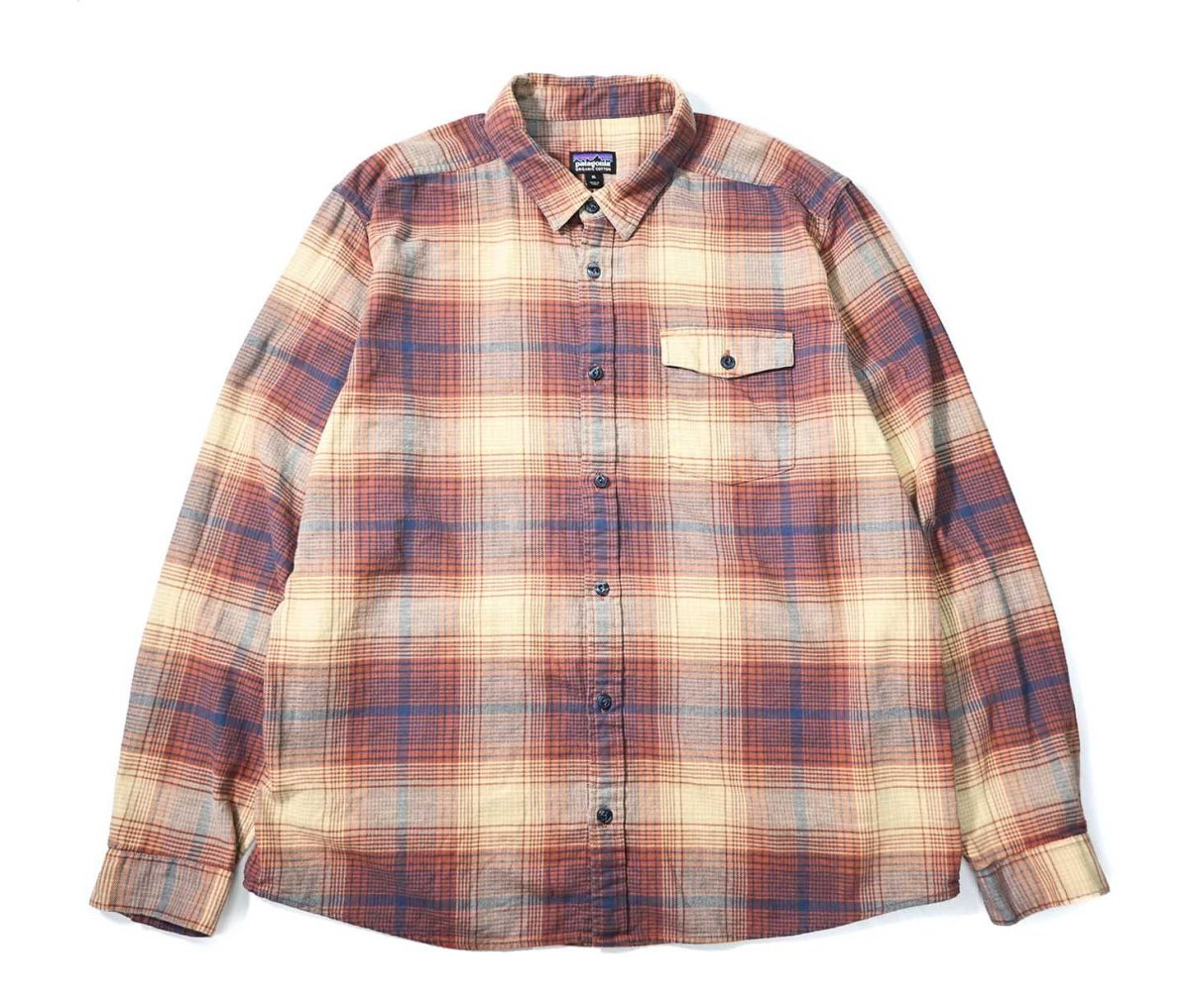 画像1: 19' Used patagonia Lightweight Fjord Flannel Shirt (1)