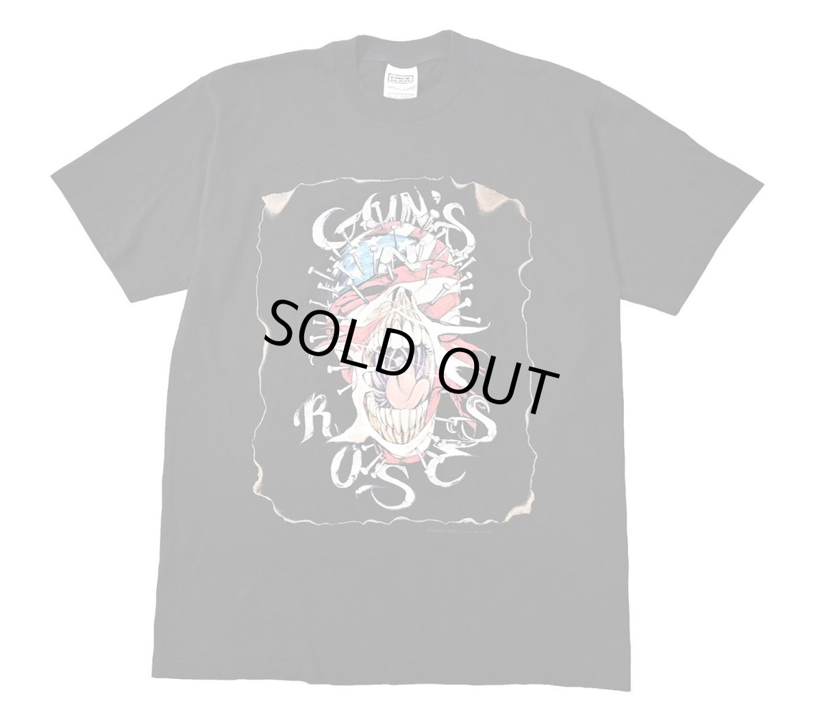 画像1: 90s Used Guns N' Roses Print Tee (1)