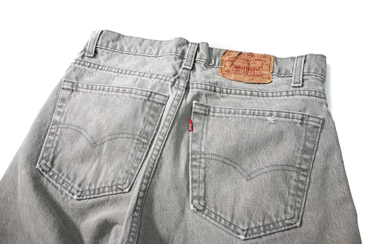 画像5: 87' Used Levi's 501 Denim Pants Grey made in USA (5)