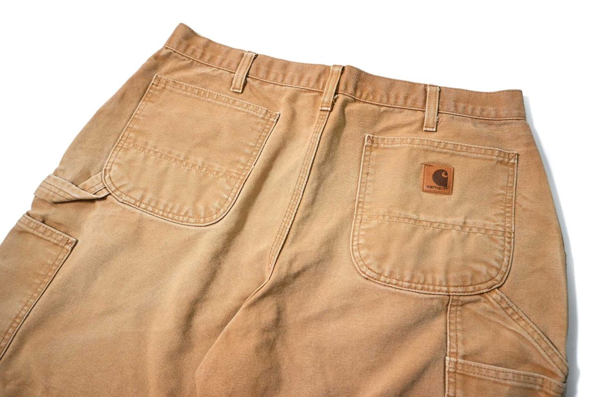 画像3: 16' Used Carhartt Duck Work Shorts Brown (3)
