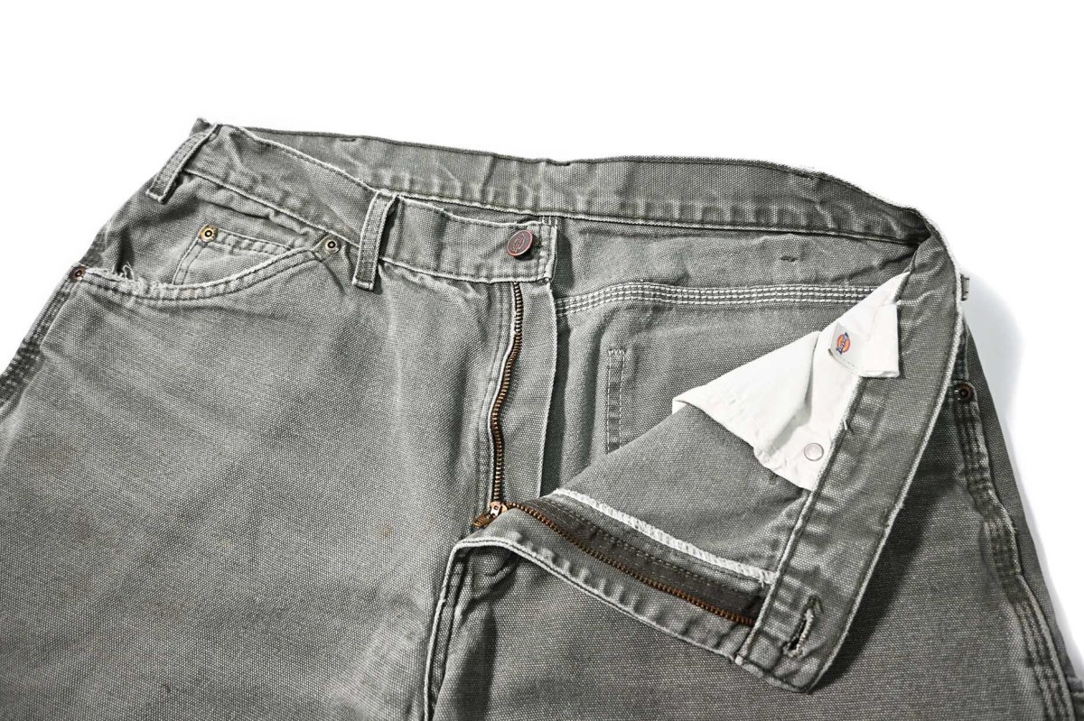 画像4: 00s Used Dickies Duck Shorts Moss (4)