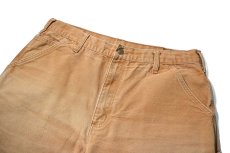 画像2: 16' Used Carhartt Duck Work Shorts Brown (2)