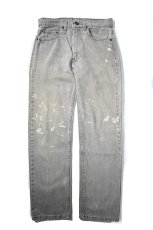 画像1: 87' Used Levi's 501 Denim Pants Grey made in USA (1)