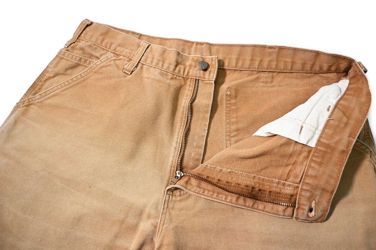 画像4: 16' Used Carhartt Duck Work Shorts Brown (4)