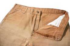 画像4: 16' Used Carhartt Duck Work Shorts Brown (4)