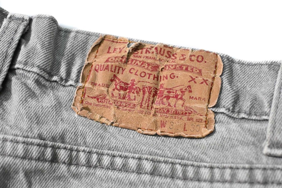 画像6: 87' Used Levi's 501 Denim Pants Grey made in USA (6)