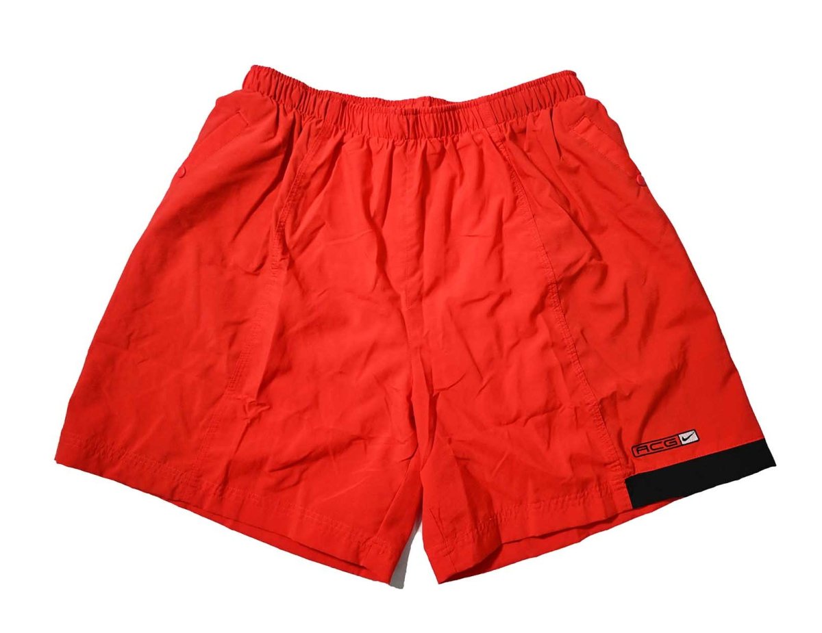 画像1: 90s Deadstock Nike ACG Shorts Red (1)
