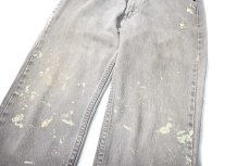 画像4: 87' Used Levi's 501 Denim Pants Grey made in USA (4)