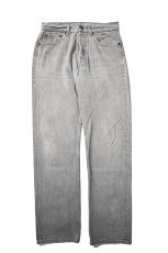 画像1: 88' Used Levi's 501 Denim Pants Grey made in USA (1)
