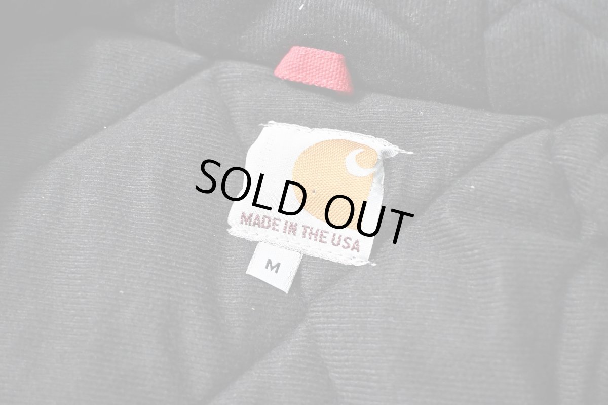 画像6: 13' Used Carhartt Duck Quilted Flannel Lined Active Jacket Red made in USA (6)
