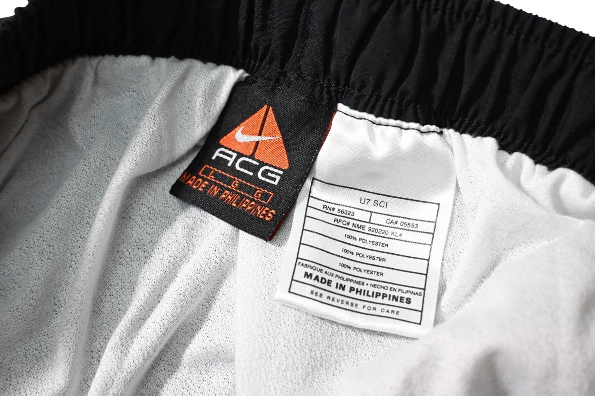 画像6: 90s Deadstock Nike ACG Shorts Black (6)