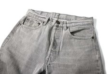画像2: 88' Used Levi's 501 Denim Pants Grey made in USA (2)