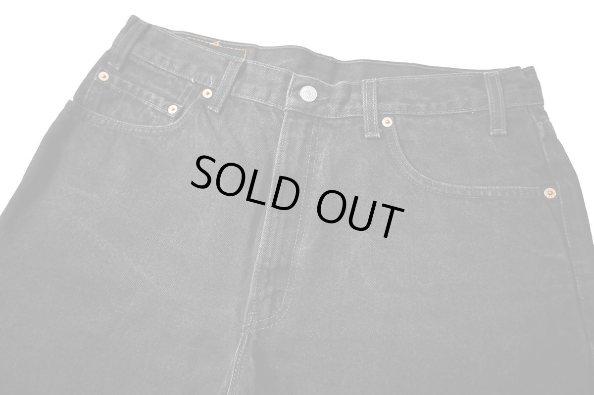 画像2: 98' Used Levi's 550 Denim Pants Black made in USA リーバイス (2)