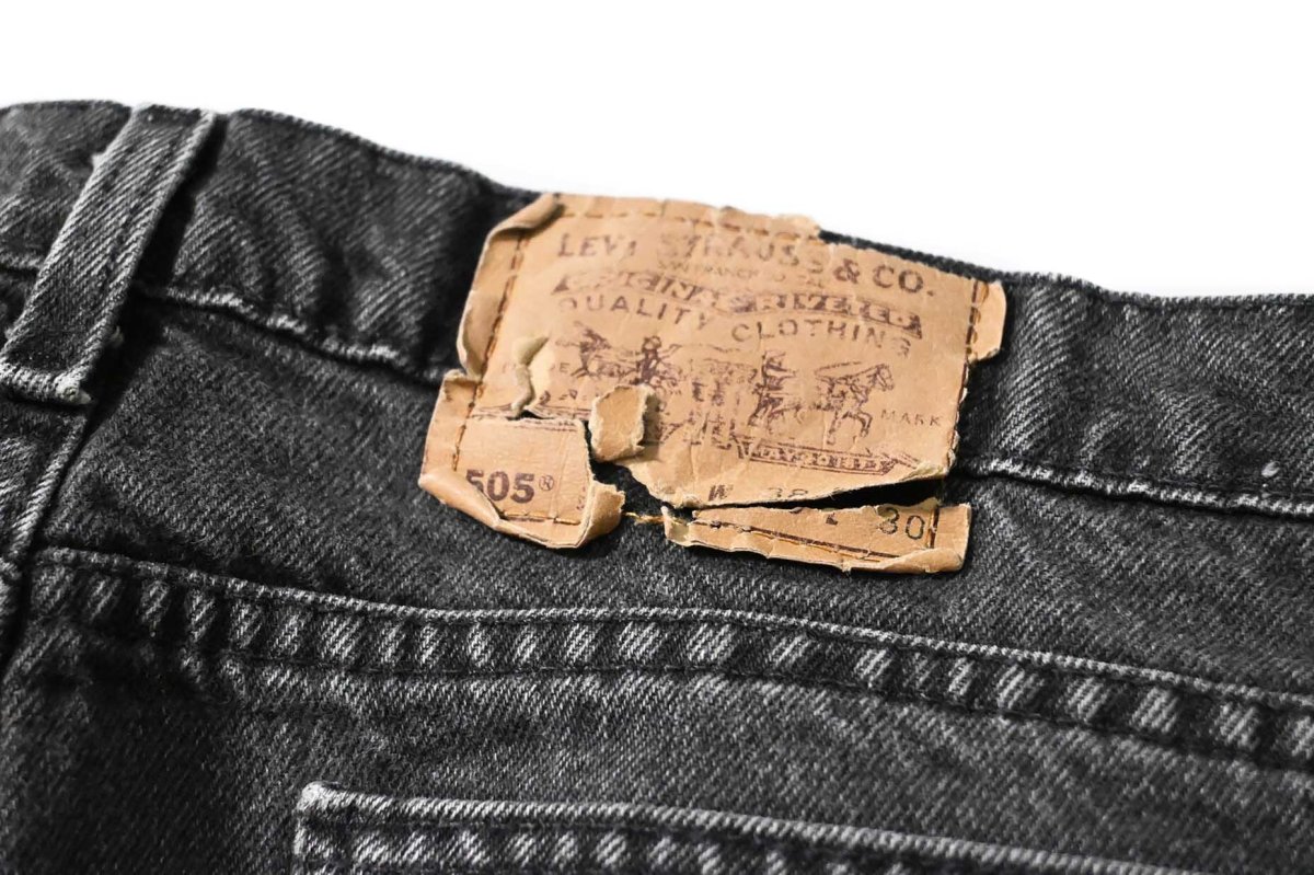 画像5: 94' Used Levi's 505 Denim Pants Black made in USA リーバイス (5)