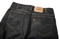 画像4: 90s Used Levi's 505 Denim Pants Black made in USA リーバイス 先染め (4)