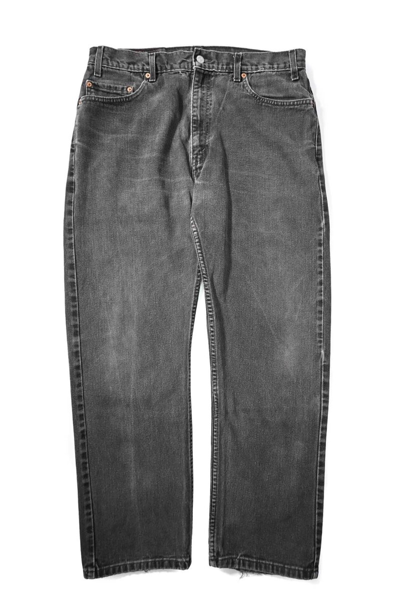 画像1: 02' Used Levi's 505 Denim Pants Black リーバイス (1)