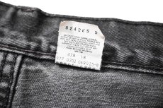 画像8: 02' Used Levi's 505 Denim Pants Black リーバイス (8)