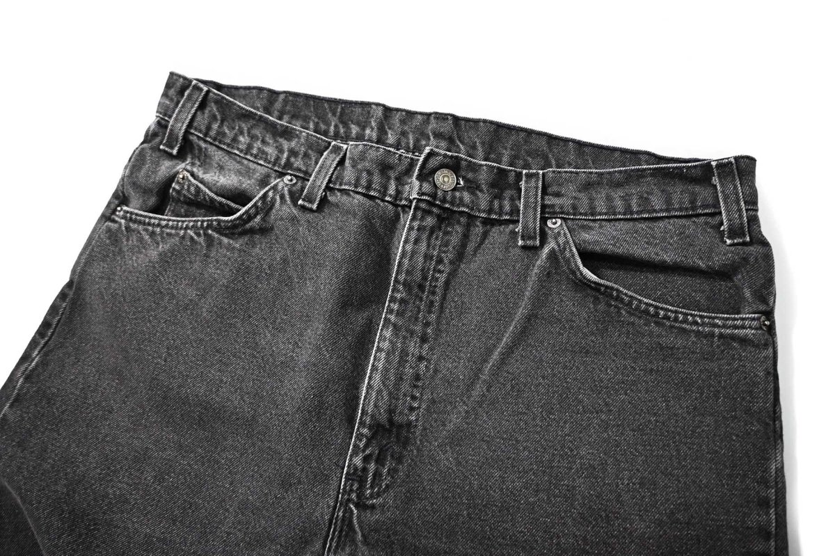 画像2: 94' Used Levi's 505 Denim Pants Black made in USA リーバイス (2)