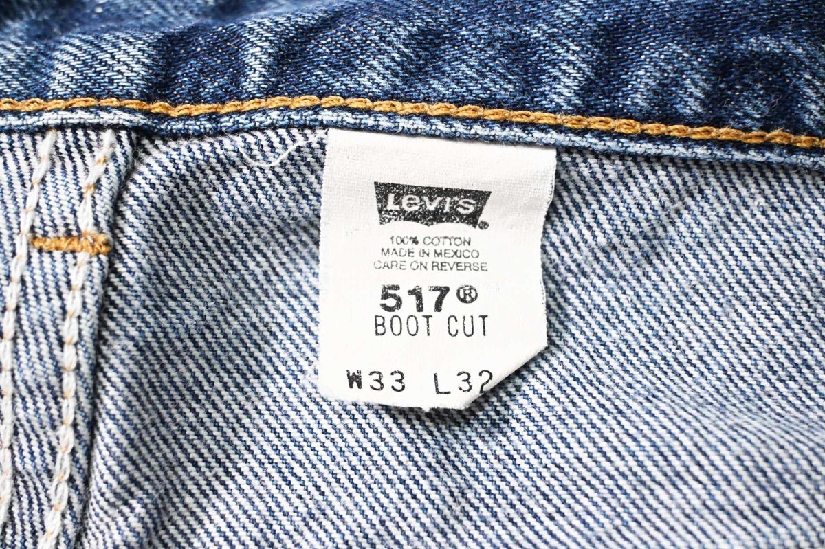 画像7: 00' Used Levi's 517 Denim Pants made in Mexico リーバイス (7)