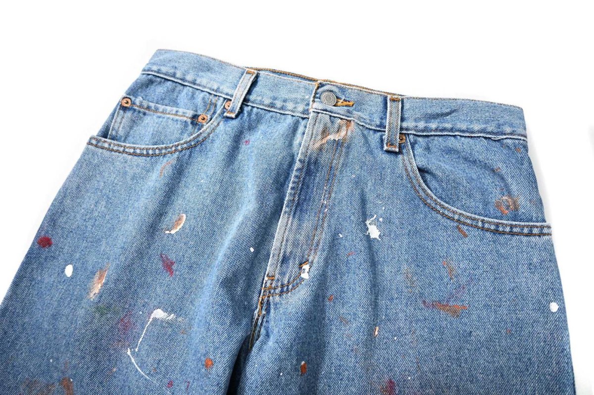 画像2: 00s Used Levi's 517 Denim Pants リーバイス (2)
