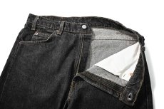 画像6: 90s Used Levi's 505 Denim Pants Black made in USA リーバイス 先染め (6)