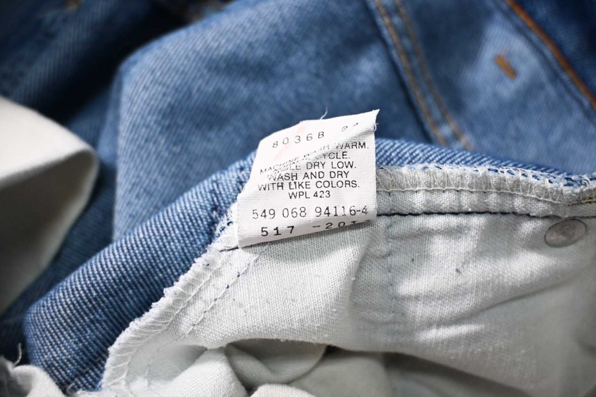 画像8: 88' Used Levi's 517 Stretch Denim Pants made in USA リーバイス (8)