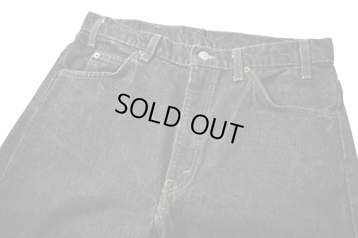 画像2: 90s Used Levi's 505 Denim Pants Black made in USA リーバイス 先染め (2)