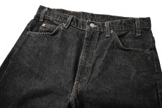 画像2: 90s Used Levi's 505 Denim Pants Black made in USA リーバイス 先染め (2)