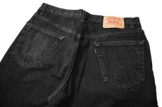 画像4: 98' Used Levi's 550 Denim Pants Black made in USA リーバイス (4)