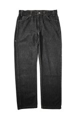 画像1: 90s Used Levi's 505 Denim Pants Black made in USA リーバイス 先染め (1)