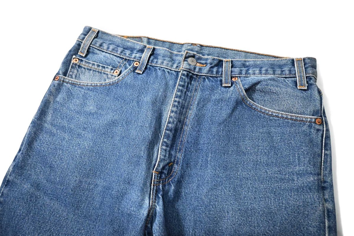 画像2: 02' Used Levi's 517 Denim Pants made in USA リーバイス (2)